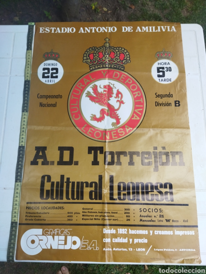 Coleccionismo deportivo: A.D. TORREJON & CULTURAL LEONESA - Foto 1