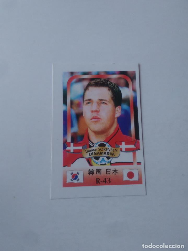 Collezionismo sportivo: 43 THOMAS SORENSEN SELECCI&Oacute;N DINAMARCA CROMO STICKER FUTBOL MUNDIAL 2002 WORLD CUP 02 REYAUCA