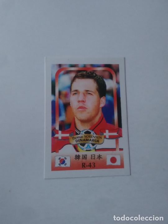 Collezionismo sportivo: 43 THOMAS SORENSEN SELECCI&Oacute;N DINAMARCA CROMO STICKER FUTBOL MUNDIAL 2002 WORLD CUP 02 REYAUCA