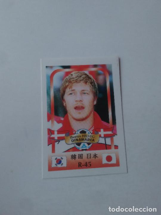 Collezionismo sportivo: 45 THOMAS HELVEG SELECCI&Oacute;N DINAMARCA CROMO STICKER FUTBOL MUNDIAL 2002 WORLD CUP 02 REYAUCA
