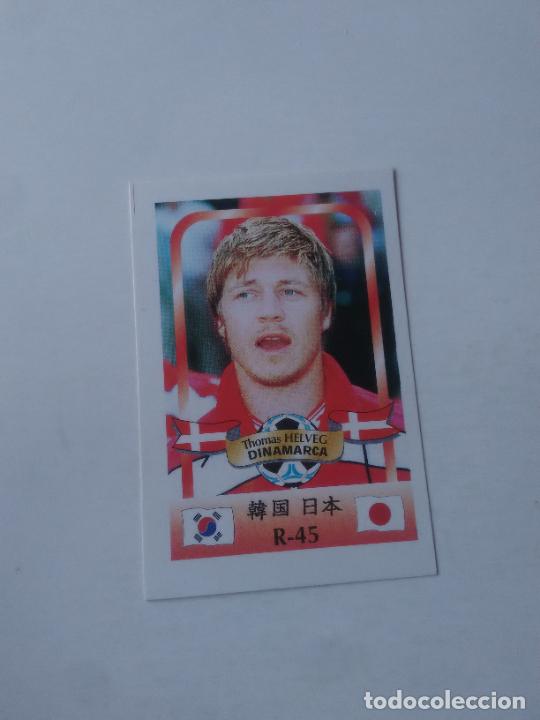 Collezionismo sportivo: 45 THOMAS HELVEG SELECCI&Oacute;N DINAMARCA CROMO STICKER FUTBOL MUNDIAL 2002 WORLD CUP 02 REYAUCA