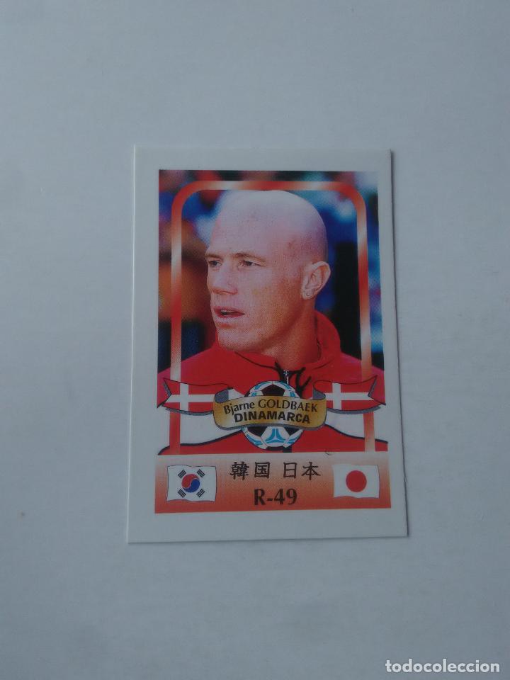 Collezionismo sportivo: 49 BJARNE GOLDBAEK SELECCI&Oacute;N DINAMARCA CROMO STICKER FUTBOL MUNDIAL 2002 WORLD CUP 02 REYAUCA