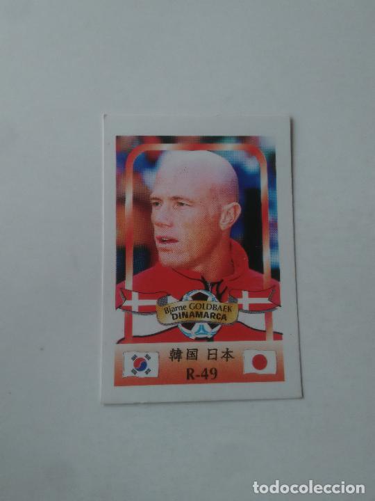 Collezionismo sportivo: 49 BJARNE GOLDBAEK SELECCI&Oacute;N DINAMARCA CROMO STICKER FUTBOL MUNDIAL 2002 WORLD CUP 02 REYAUCA