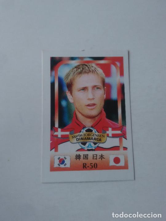 Collezionismo sportivo: 50 MARTIN JORGENSEN SELECCI&Oacute;N DINAMARCA CROMO STICKER FUTBOL MUNDIAL 2002 WORLD CUP 02 REYAUCA