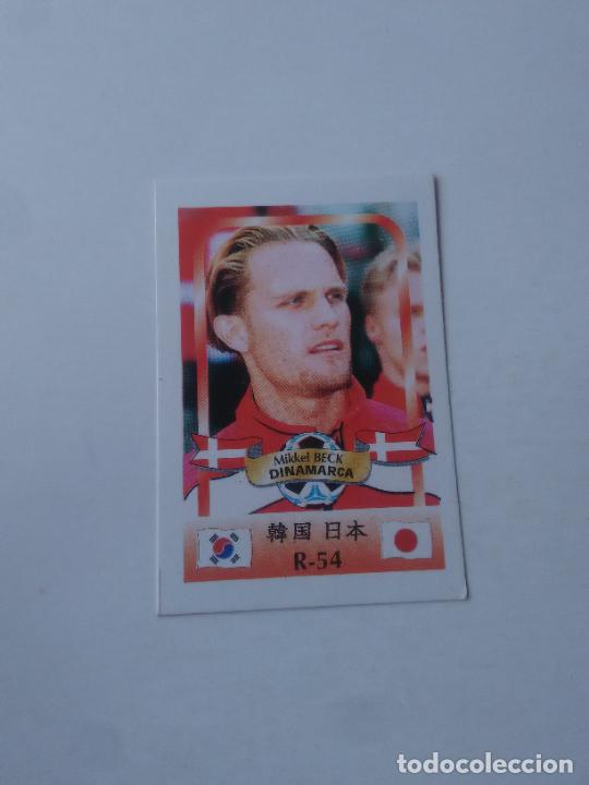 Coleccionismo deportivo: 54 MIKKEL BECK SELECCI&Oacute;N DINAMARCA CROMO STICKER FUTBOL MUNDIAL 2002 WORLD CUP 02 REYAUCA