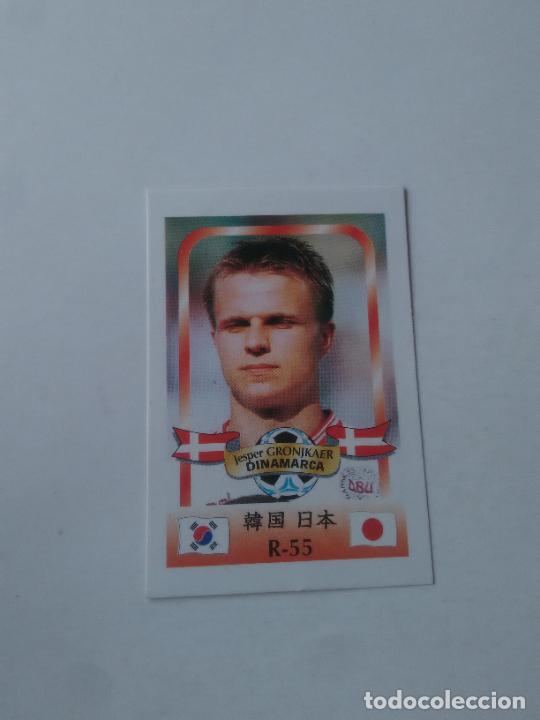 Sammelleidenschaft Sport: 55 JESPER GRONJKAER SELECCI&Oacute;N DINAMARCA CROMO STICKER FUTBOL MUNDIAL 2002 WORLD CUP 02 REYAUCA
