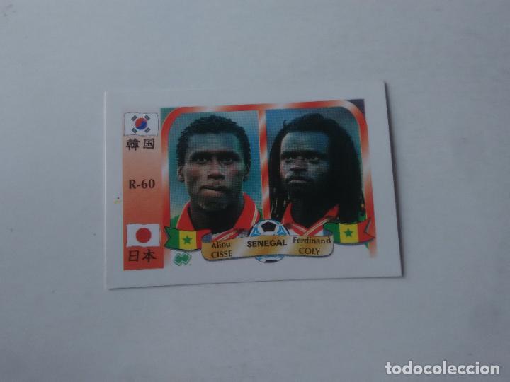 Coleccionismo deportivo: 60 ALIOU CISSE FERDINAND COLY SELECCI&Oacute;N SENEGAL CROMO FUTBOL MUNDIAL 2002 WORLD CUP 02 REYAUCA