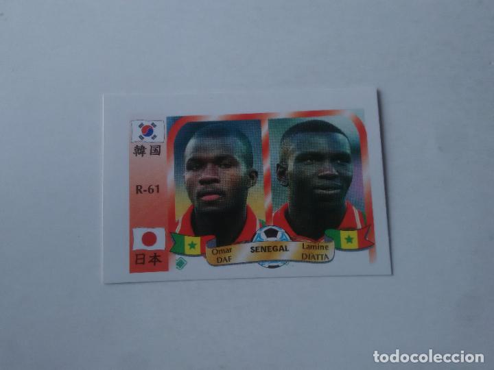 Coleccionismo deportivo: 61 OMAR DAF LAMINE DIATTA SELECCI&Oacute;N SENEGAL CROMO FUTBOL MUNDIAL 2002 WORLD CUP 02 REYAUCA