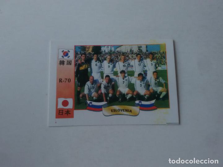 Coleccionismo deportivo: 70 EQUIPO PLANTILLA SELECCI&Oacute;N ESLOVENIA STICKER CROMO FUTBOL MUNDIAL 2002 WORLD CUP 02 REYAUCA