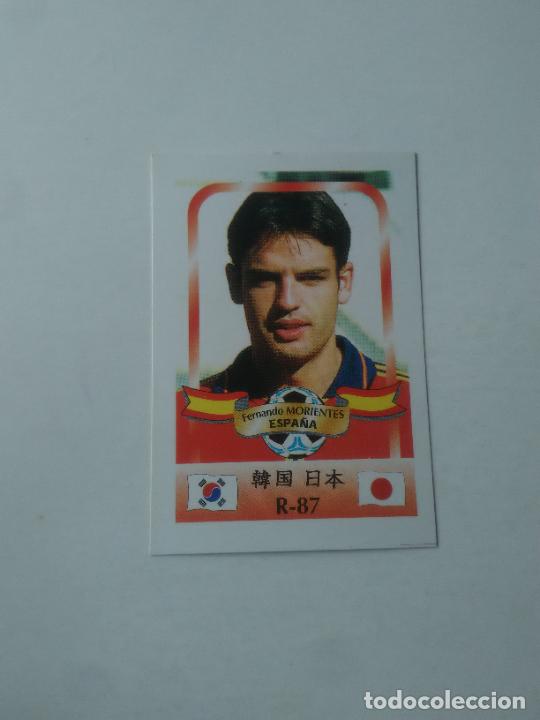 Sammelleidenschaft Sport: 87 MORIENTES SELECCI&Oacute;N ESPA&Ntilde;A STICKER CROMO FUTBOL MUNDIAL 2002 WORLD CUP 02 REYAUCA