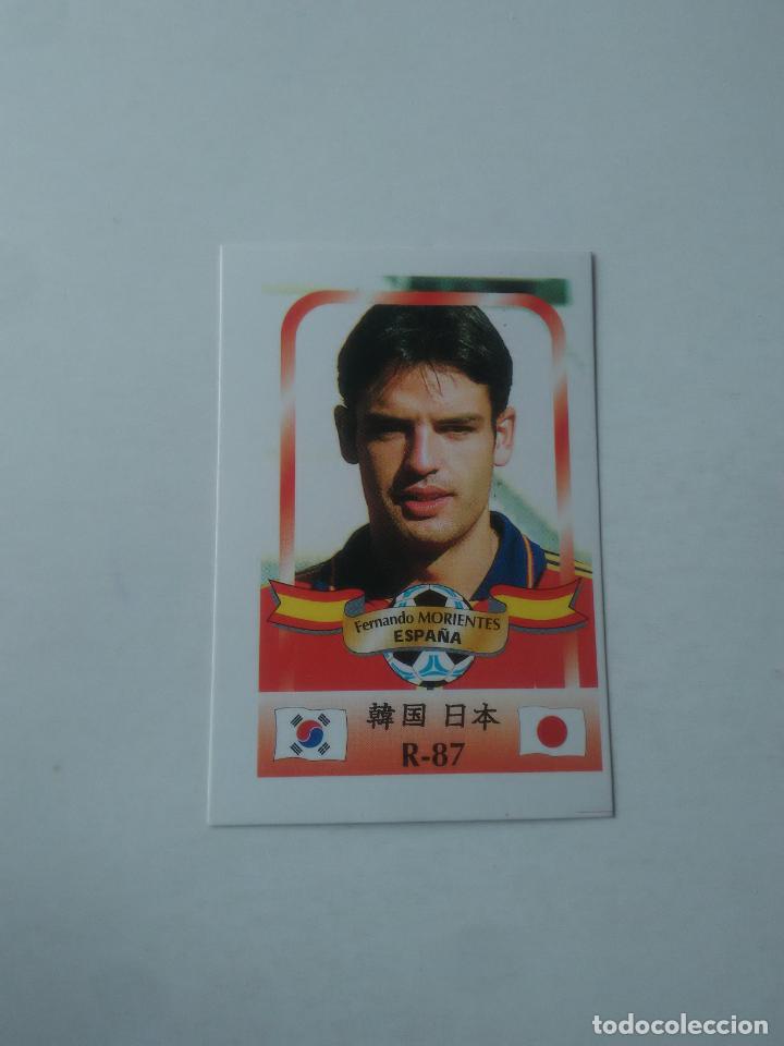 Sammelleidenschaft Sport: 87 MORIENTES SELECCI&Oacute;N ESPA&Ntilde;A STICKER CROMO FUTBOL MUNDIAL 2002 WORLD CUP 02 REYAUCA