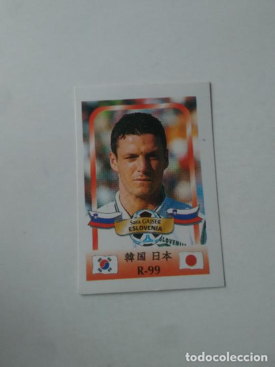 Sammelleidenschaft Sport: 99 SASA GAJSER SELECCI&Oacute;N ESLOVENIA STICKER CROMO FUTBOL MUNDIAL 2002 WORLD CUP 02 REYAUCA