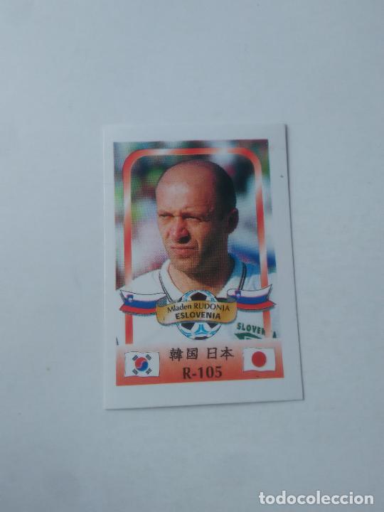 Sammelleidenschaft Sport: 105 MLADEN RUDONJA SELECCI&Oacute;N ESLOVENIA STICKER CROMO FUTBOL MUNDIAL 2002 WORLD CUP 02 REYAUCA