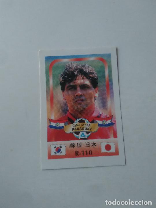 Sammelleidenschaft Sport: 110 CELSO AYALA SELECCI&Oacute;N PARAGUAY STICKER CROMO FUTBOL MUNDIAL 2002 WORLD CUP 02 REYAUCA