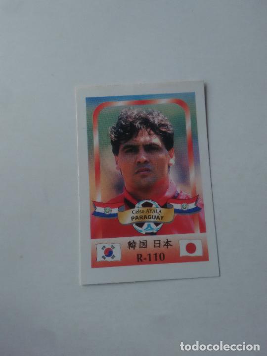 Sammelleidenschaft Sport: 110 CELSO AYALA SELECCI&Oacute;N PARAGUAY STICKER CROMO FUTBOL MUNDIAL 2002 WORLD CUP 02 REYAUCA