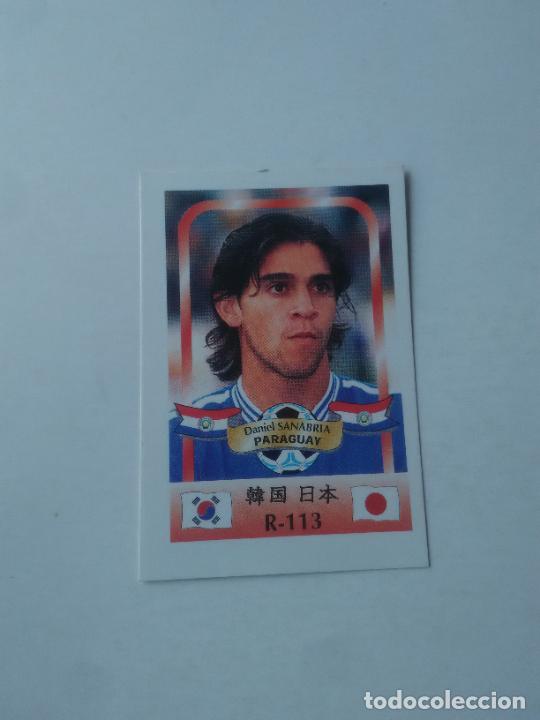 Sammelleidenschaft Sport: 113 DANIEL SANABRIA SELECCI&Oacute;N PARAGUAY STICKER CROMO FUTBOL MUNDIAL 2002 WORLD CUP 02 REYAUCA