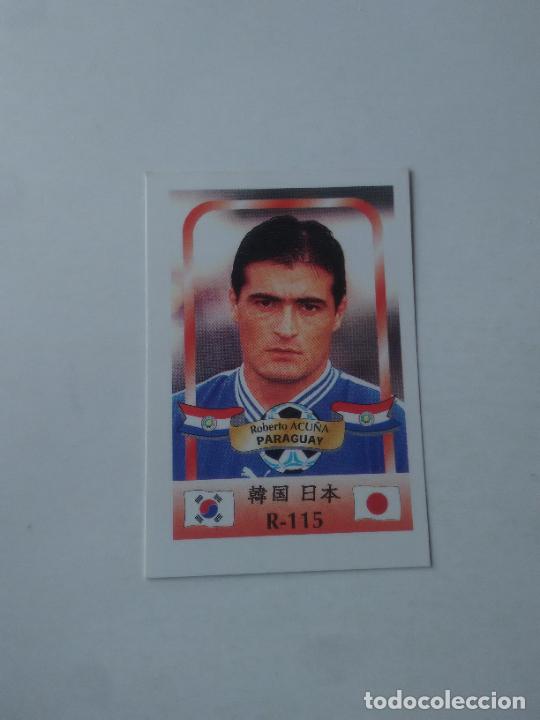 Collectionnisme sportif: 115 ACU&Ntilde;A SELECCI&Oacute;N PARAGUAY STICKER CROMO FUTBOL MUNDIAL 2002 WORLD CUP 02 REYAUCA