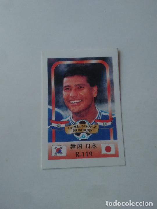 Sammelleidenschaft Sport: 119 STRUWAY SELECCI&Oacute;N PARAGUAY STICKER CROMO FUTBOL MUNDIAL 2002 WORLD CUP 02 REYAUCA