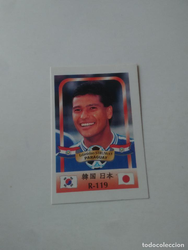 Sammelleidenschaft Sport: 119 STRUWAY SELECCI&Oacute;N PARAGUAY STICKER CROMO FUTBOL MUNDIAL 2002 WORLD CUP 02 REYAUCA