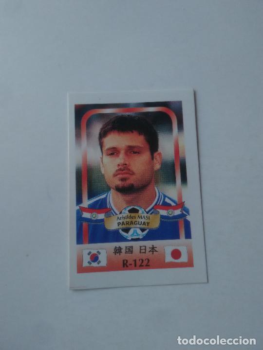 Collectionnisme sportif: 122 AR&Iacute;STIDES MASI SELECCI&Oacute;N PARAGUAY STICKER CROMO FUTBOL MUNDIAL 2002 WORLD CUP 02 REYAUCA