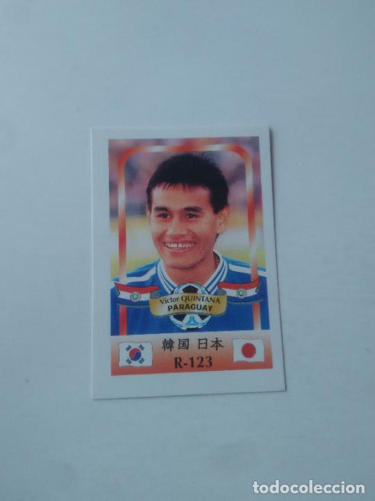 Sammelleidenschaft Sport: 123 V&Iacute;CTOR QUINTANA SELECCI&Oacute;N PARAGUAY STICKER CROMO FUTBOL MUNDIAL 2002 WORLD CUP 02 REYAUCA