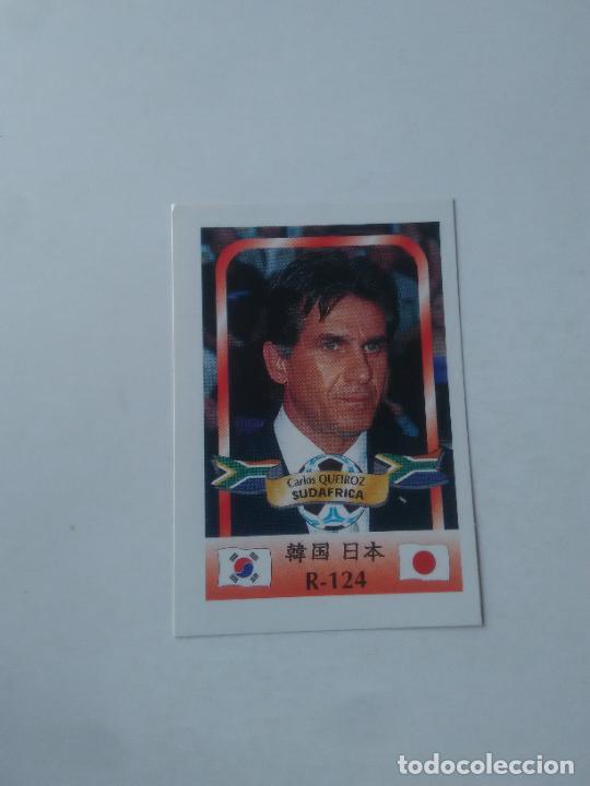 Sammelleidenschaft Sport: 124 CARLOS QUEIROZ SELECCI&Oacute;N SUDAFRICA STICKER CROMO FUTBOL MUNDIAL 2002 WORLD CUP 02 REYAUCA