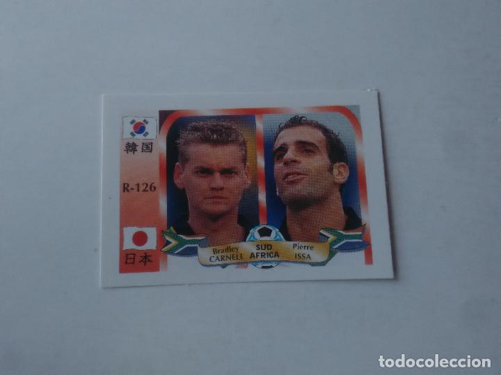 Sammelleidenschaft Sport: 126 CARNELL PIERRE ISSA SELECCI&Oacute;N SUDAFRICA CROMO FUTBOL MUNDIAL 2002 WORLD CUP 02 REYAUCA