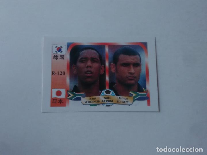 Sammelleidenschaft Sport: 128 SCHOEMAN BUCKLEY SELECCI&Oacute;N SUDAFRICA CROMO FUTBOL MUNDIAL 2002 WORLD CUP 02 REYAUCA