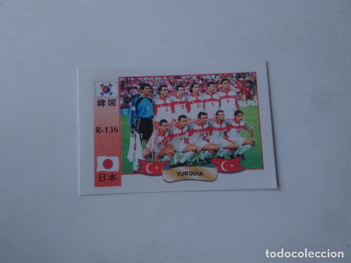 Sammelleidenschaft Sport: 136 EQUIPO PLANTILLA SELECCI&Oacute;N TURQUIA STICKER CROMO FUTBOL MUNDIAL 2002 WORLD CUP 02 REYAUCA