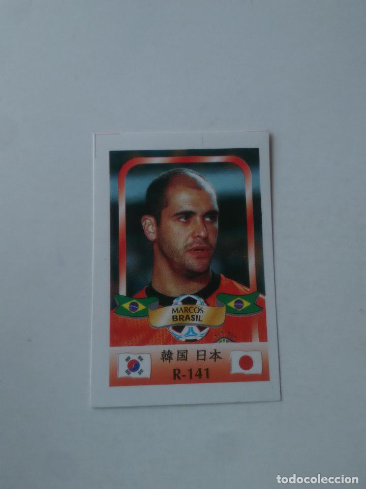 Sammelleidenschaft Sport: 141 MARCOS SELECCI&Oacute;N BRASIL STICKER CROMO FUTBOL MUNDIAL 2002 WORLD CUP 02 REYAUCA