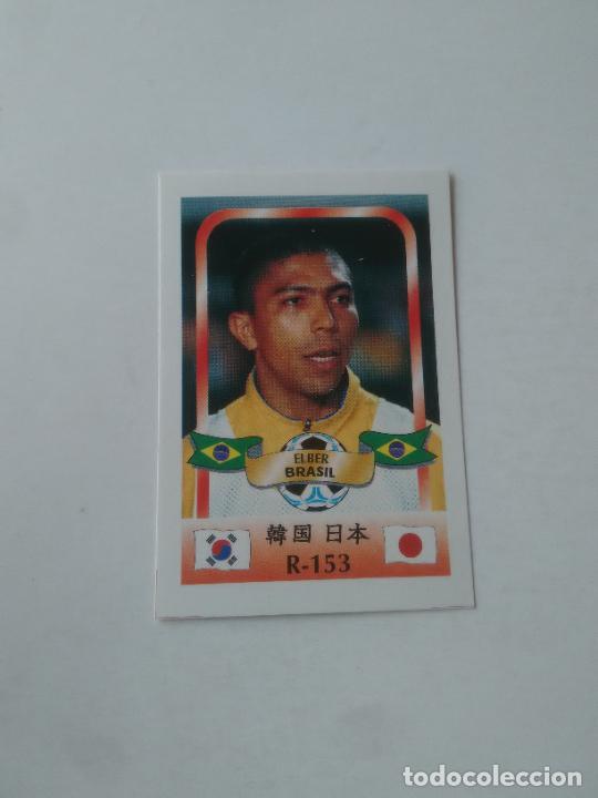 Coleccionismo deportivo: 153 ELBER SELECCI&Oacute;N BRASIL STICKER CROMO FUTBOL MUNDIAL 2002 WORLD CUP 02 REYAUCA