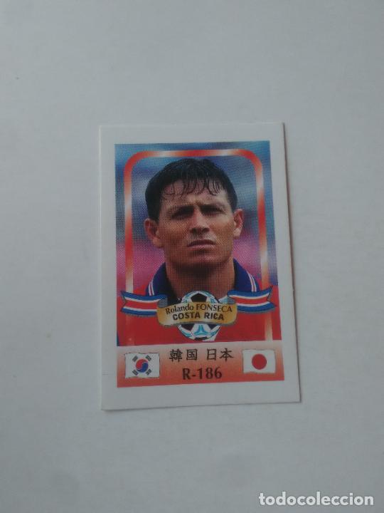 Sammelleidenschaft Sport: 186 ROLANDO FONSECA SELECCI&Oacute;N COSTA RICA STICKER CROMO FUTBOL MUNDIAL 2002 WORLD CUP 02 REYAUCA