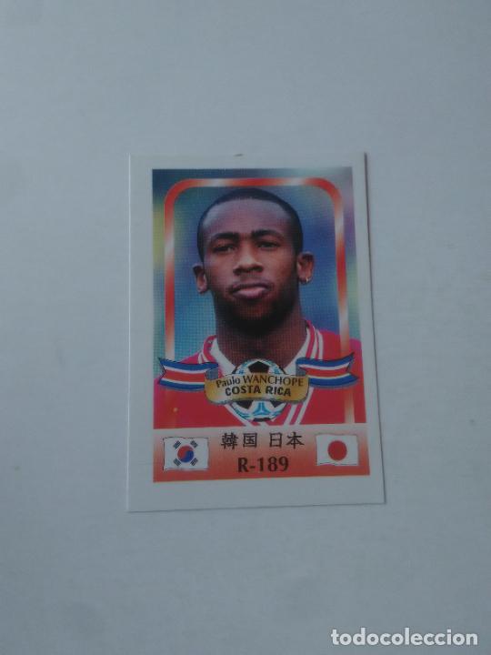 Sammelleidenschaft Sport: 189 PAULO WANCHOPE SELECCI&Oacute;N COSTA RICA STICKER CROMO FUTBOL MUNDIAL 2002 WORLD CUP 02 REYAUCA