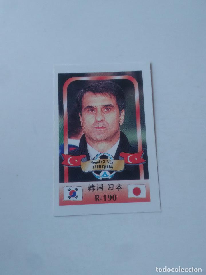 Sammelleidenschaft Sport: 190 SENOL GUNES SELECCI&Oacute;N TURQUIA STICKER CROMO FUTBOL MUNDIAL 2002 WORLD CUP 02 REYAUCA