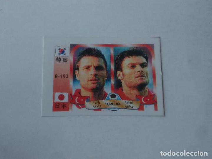 Sammelleidenschaft Sport: 192 AKYEL ALPAY SELECCI&Oacute;N TURQUIA STICKER CROMO FUTBOL MUNDIAL 2002 WORLD CUP 02 REYAUCA