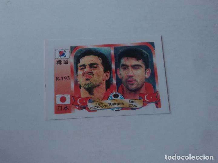 Sammelleidenschaft Sport: 193 TEMIZKANOGLU OZAK SELECCI&Oacute;N TURQUIA STICKER CROMO FUTBOL MUNDIAL 2002 WORLD CUP 02 REYAUCA
