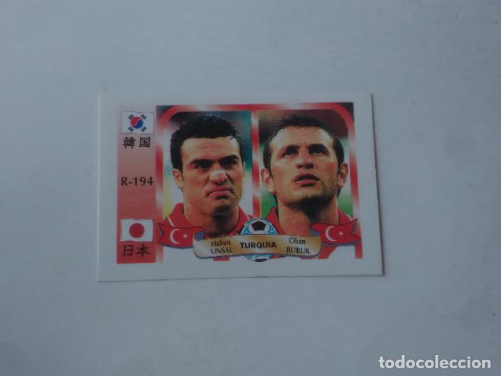 Sammelleidenschaft Sport: 194 UNSAL BURUK SELECCI&Oacute;N TURQUIA STICKER CROMO FUTBOL MUNDIAL 2002 WORLD CUP 02 REYAUCA