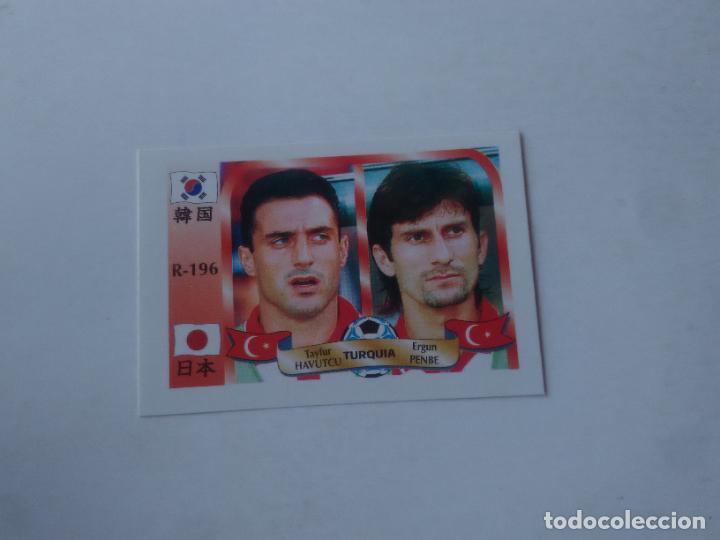 Sammelleidenschaft Sport: 196 HAVUTCU PENBE SELECCI&Oacute;N TURQUIA STICKER CROMO FUTBOL MUNDIAL 2002 WORLD CUP 02 REYAUCA