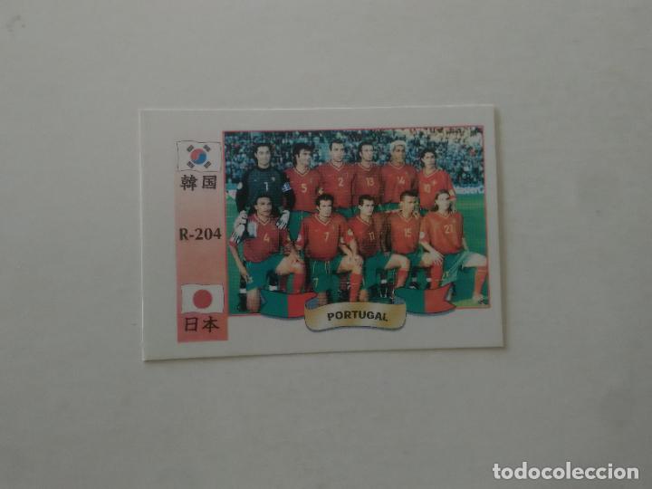 Sammelleidenschaft Sport: 204 EQUIPO PLANTILLA SELECCI&Oacute;N PORTUGAL STICKER CROMO FUTBOL MUNDIAL 2002 WORLD CUP 02 REYAUCA
