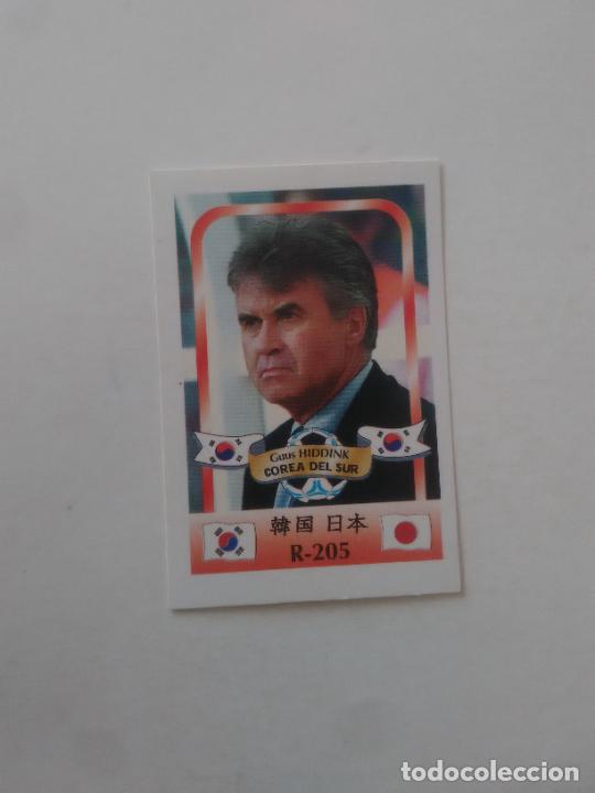 Sammelleidenschaft Sport: 205 GUUS HIDDINK SELECCI&Oacute;N COREA DEL SUR STICKER CROMO FUTBOL MUNDIAL 2002 WORLD CUP 02 REYAUCA