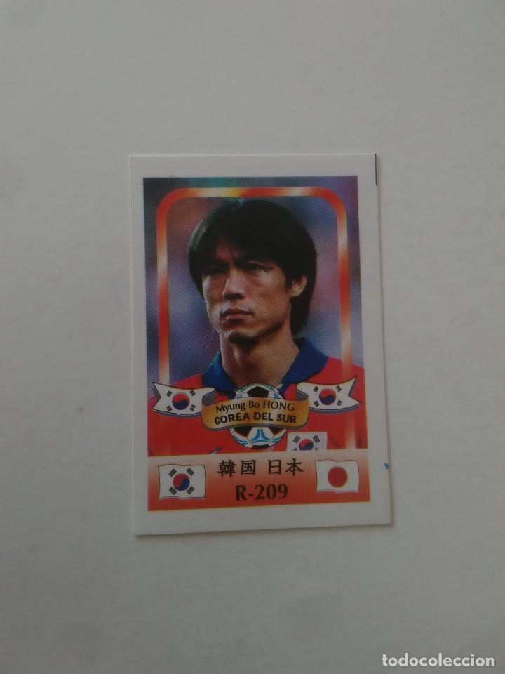 Sammelleidenschaft Sport: 209 MYUNG BO HONG SELECCI&Oacute;N COREA DEL SUR STICKER CROMO FUTBOL MUNDIAL 2002 WORLD CUP 02 REYAUCA