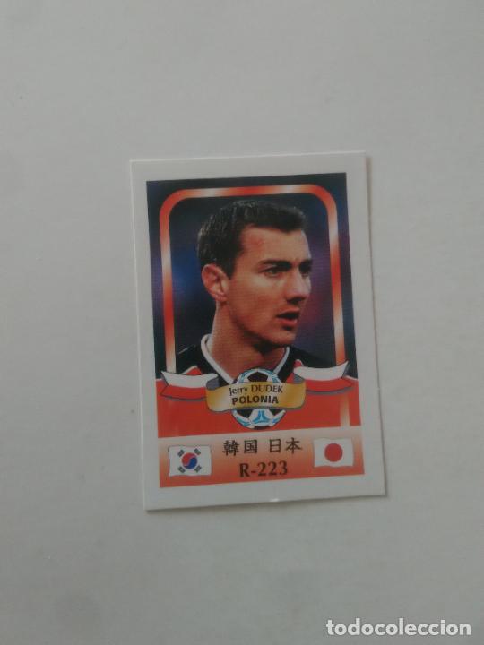 Coleccionismo deportivo: 223 DUDEK SELECCI&Oacute;N POLONIA STICKER CROMO FUTBOL MUNDIAL 2002 WORLD CUP 02 REYAUCA