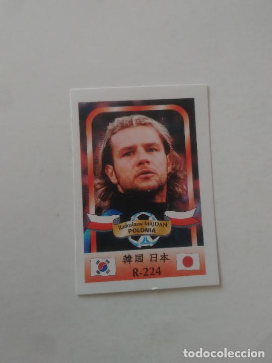 Coleccionismo deportivo: 224 MAJDAN SELECCI&Oacute;N POLONIA STICKER CROMO FUTBOL MUNDIAL 2002 WORLD CUP 02 REYAUCA