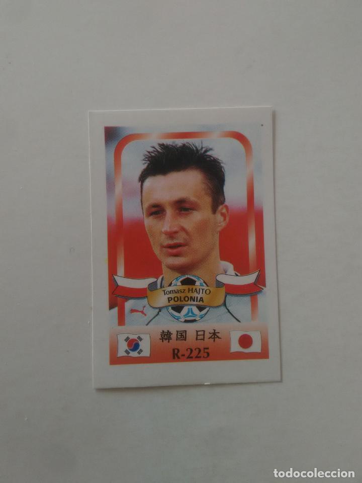 Coleccionismo deportivo: 225 TOMASZ HAJTO SELECCI&Oacute;N POLONIA STICKER CROMO FUTBOL MUNDIAL 2002 WORLD CUP 02 REYAUCA