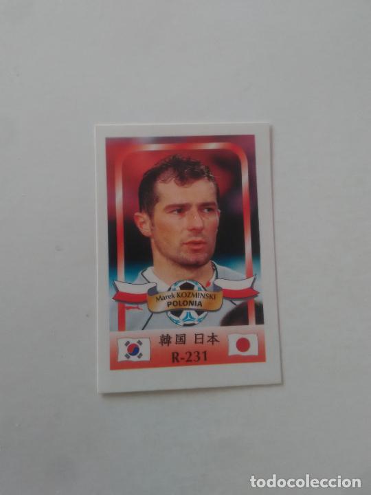 Coleccionismo deportivo: 231 MAREK KOZMINSKI SELECCI&Oacute;N POLONIA STICKER CROMO FUTBOL MUNDIAL 2002 WORLD CUP 02 REYAUCA