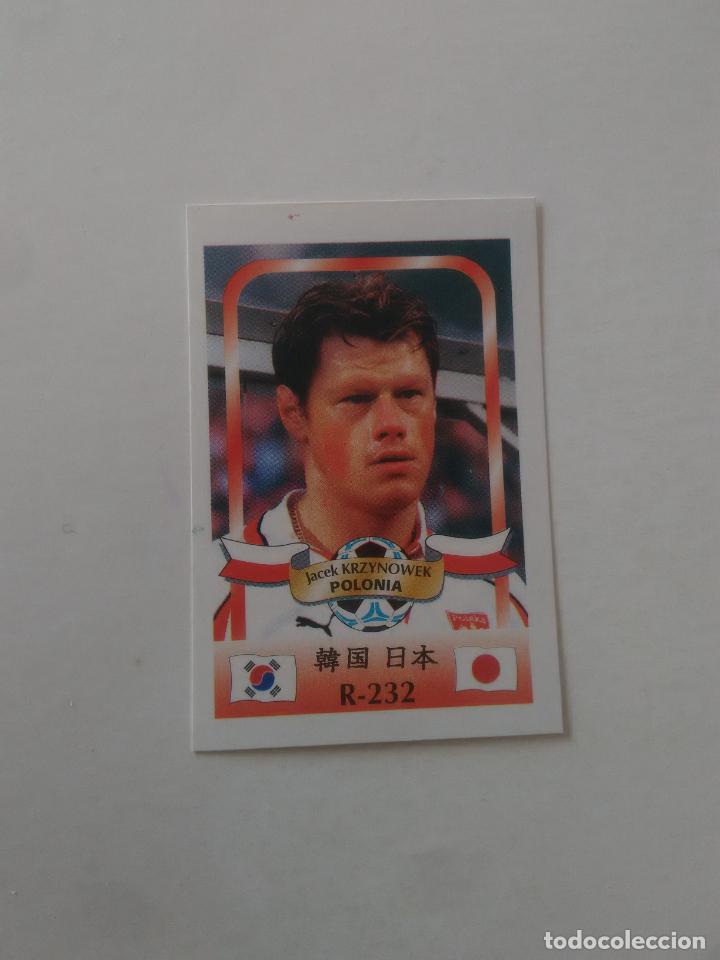 Coleccionismo deportivo: 232 KRZYNOWEK SELECCI&Oacute;N POLONIA STICKER CROMO FUTBOL MUNDIAL 2002 WORLD CUP 02 REYAUCA