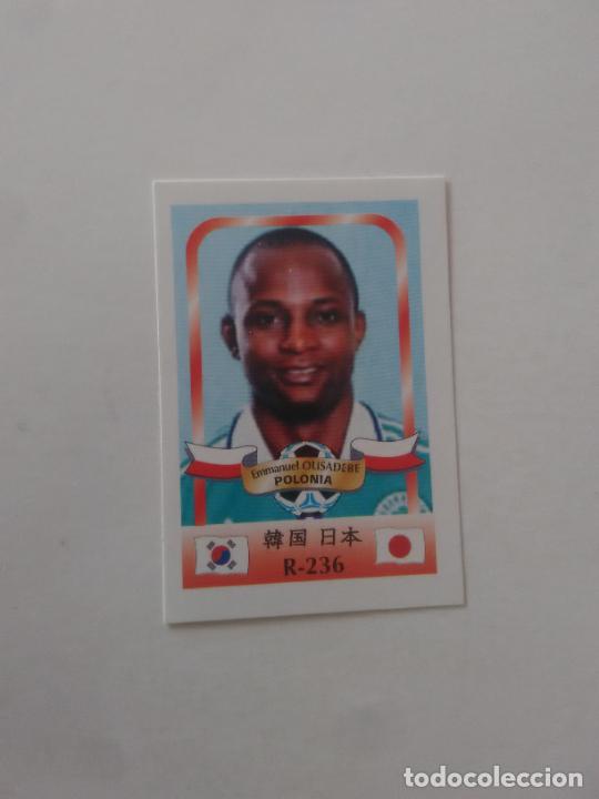 Coleccionismo deportivo: 236 OLISADEBE SELECCI&Oacute;N POLONIA STICKER CROMO FUTBOL MUNDIAL 2002 WORLD CUP 02 REYAUCA