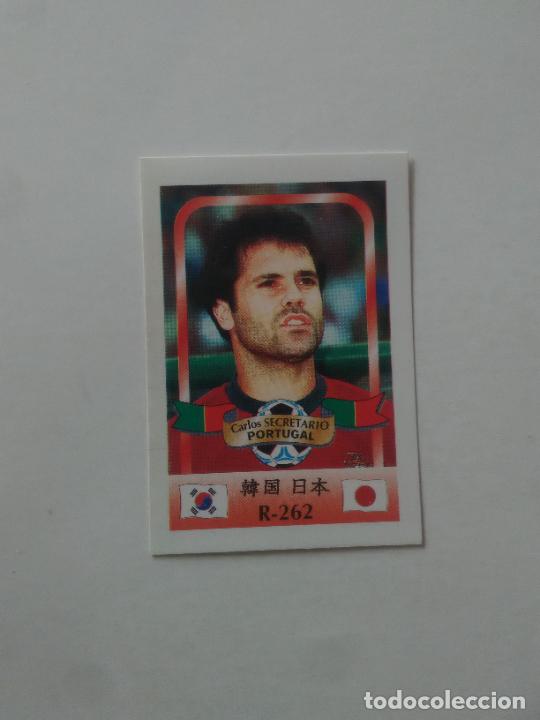 Coleccionismo deportivo: 262 CARLOS SECRETARIO SELECCI&Oacute;N PORTUGAL CROMO FUTBOL MUNDIAL 2002 WORLD CUP 02 REYAUCA