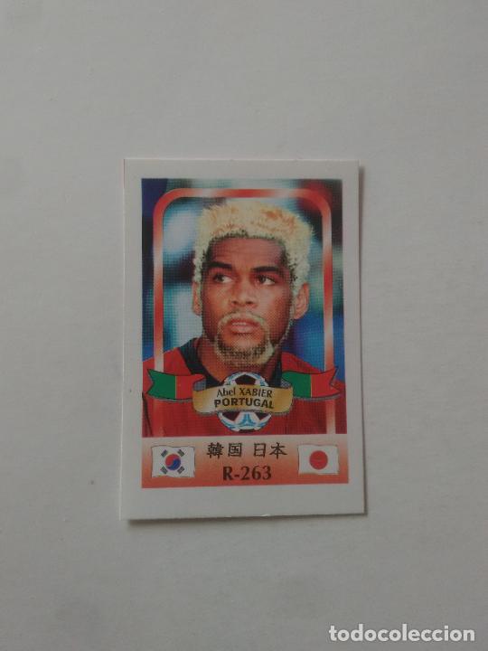 Coleccionismo deportivo: 263 ABEL XABIER SELECCI&Oacute;N PORTUGAL CROMO FUTBOL MUNDIAL 2002 WORLD CUP 02 REYAUCA