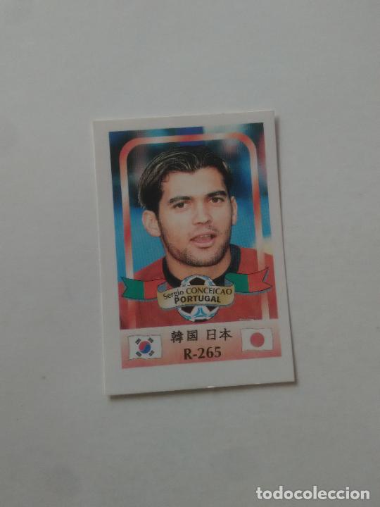 Coleccionismo deportivo: 265 SERGIO CONCEI&Ccedil;AO SELECCI&Oacute;N PORTUGAL CROMO FUTBOL MUNDIAL 2002 WORLD CUP 02 REYAUCA